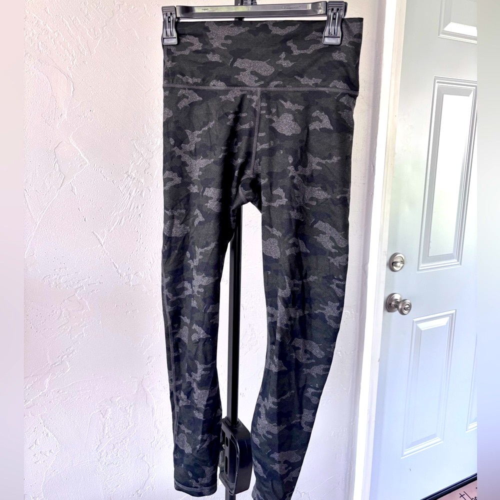 Fabletics Black Camo Powerhold High waisted Leggings